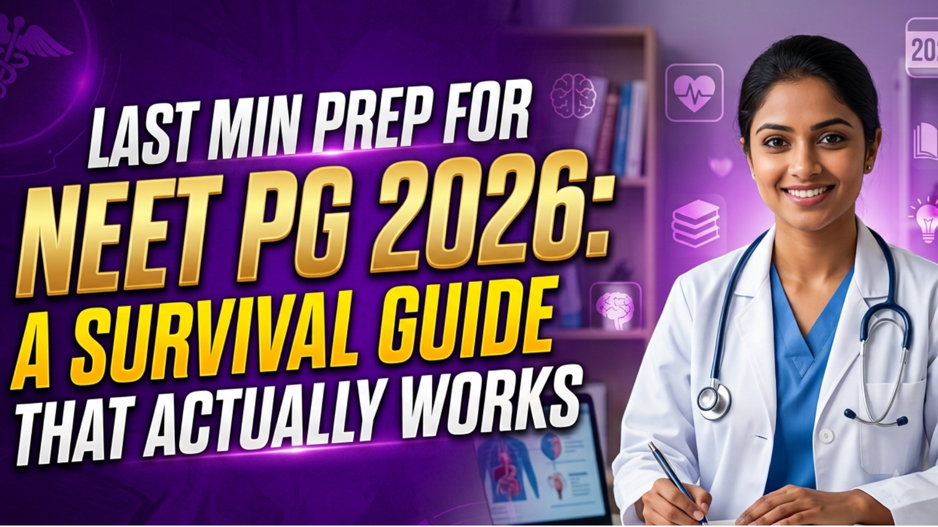 NEET PG 2026: Last min prep tips